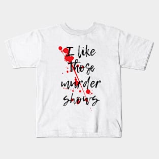 True Crime Shirt Kids T-Shirt